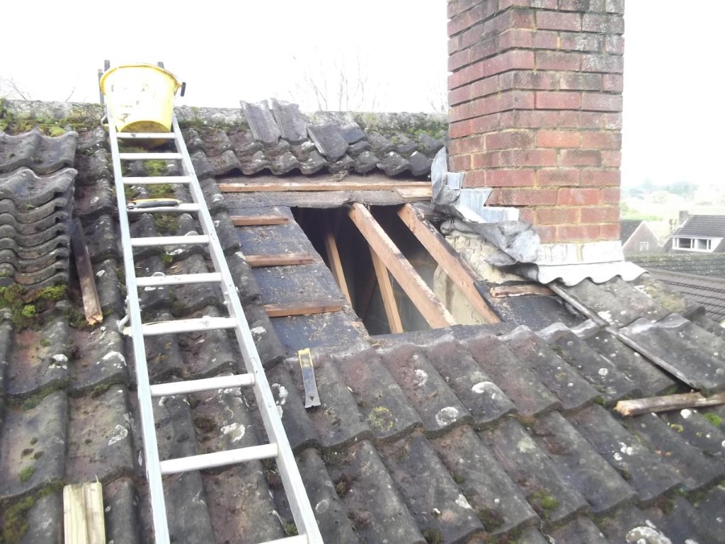 Terrace house chimney repairs